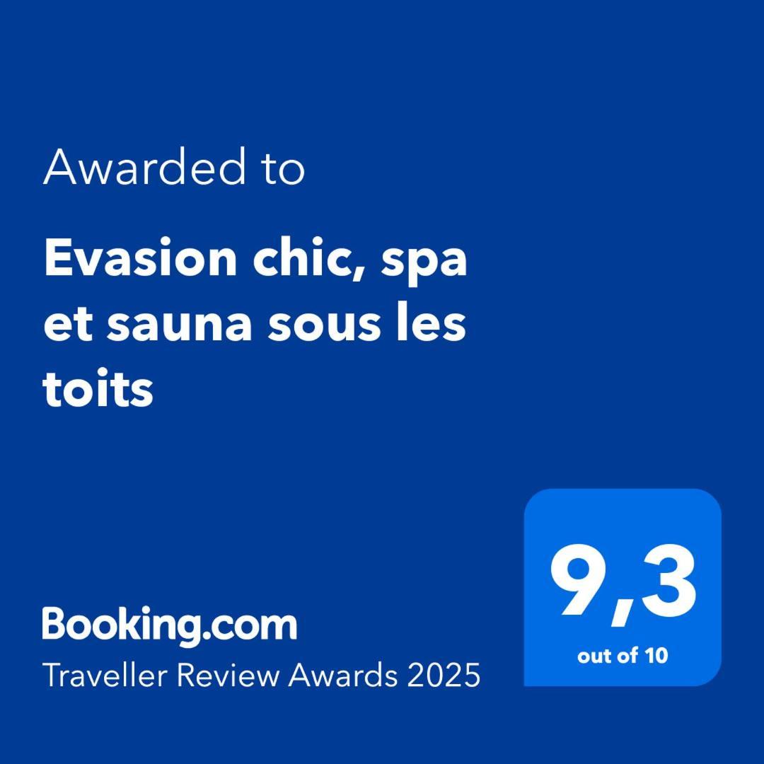 Evasion Chic, Spa Et Sauna Sous Les Toits Nancy Buitenkant foto